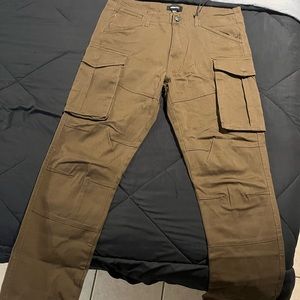 Brown cargo pants